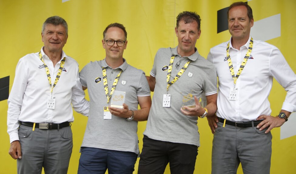 Maassen and Vanmelkebeke receive special Tour award