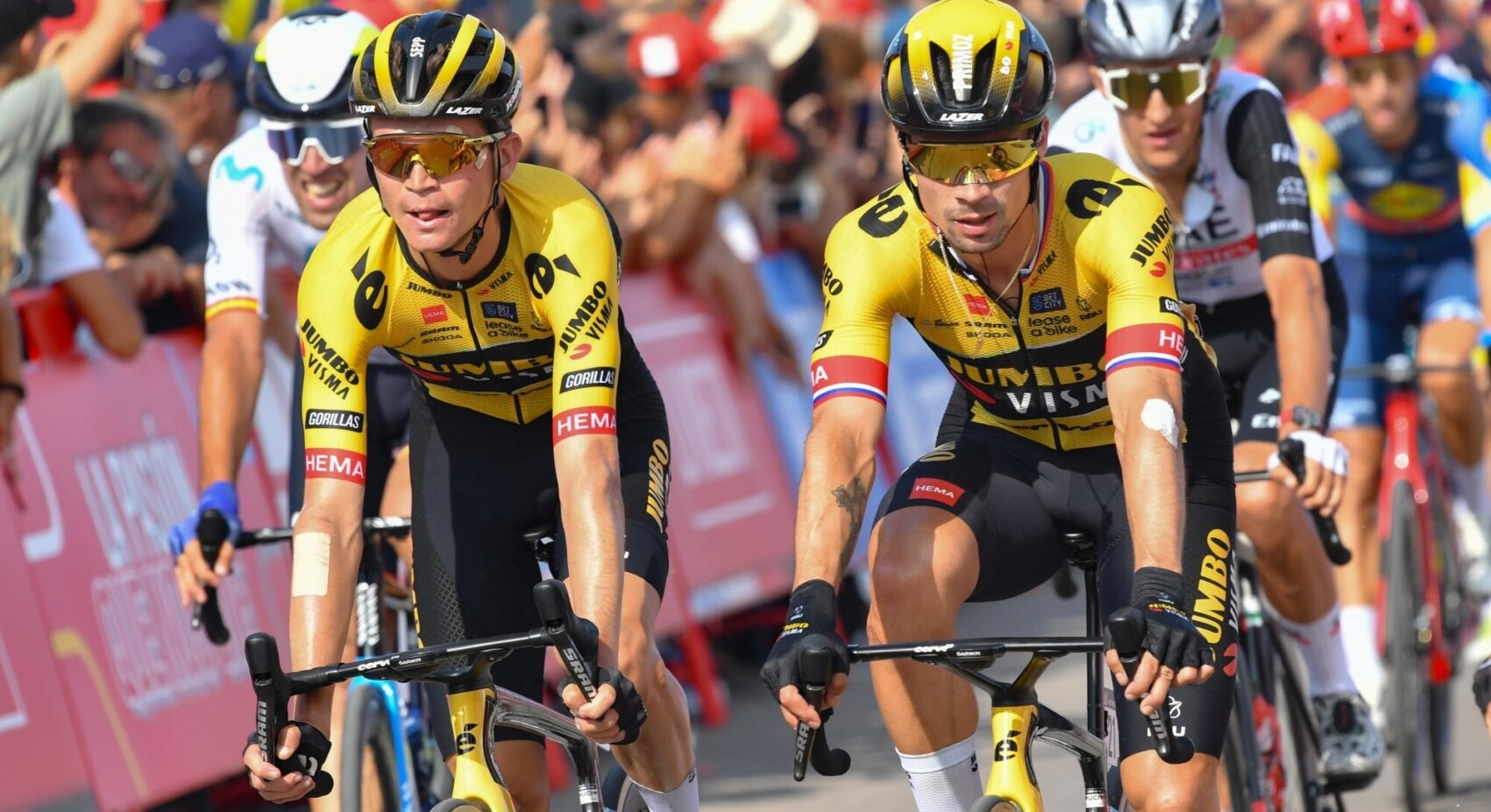 Team Jumbo-Visma finishes fifth stage Vuelta a España without problems	