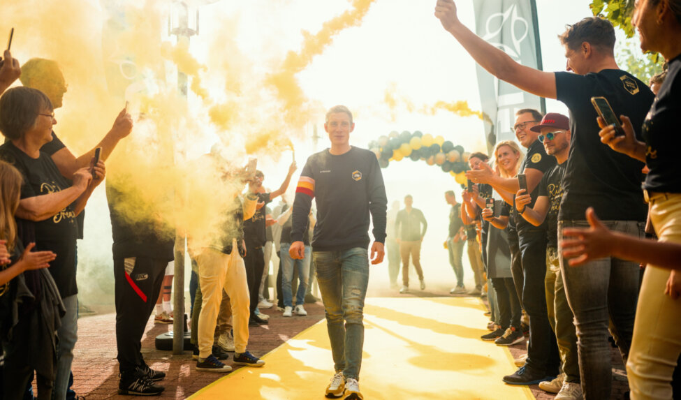 Tour de France celebration on home soil