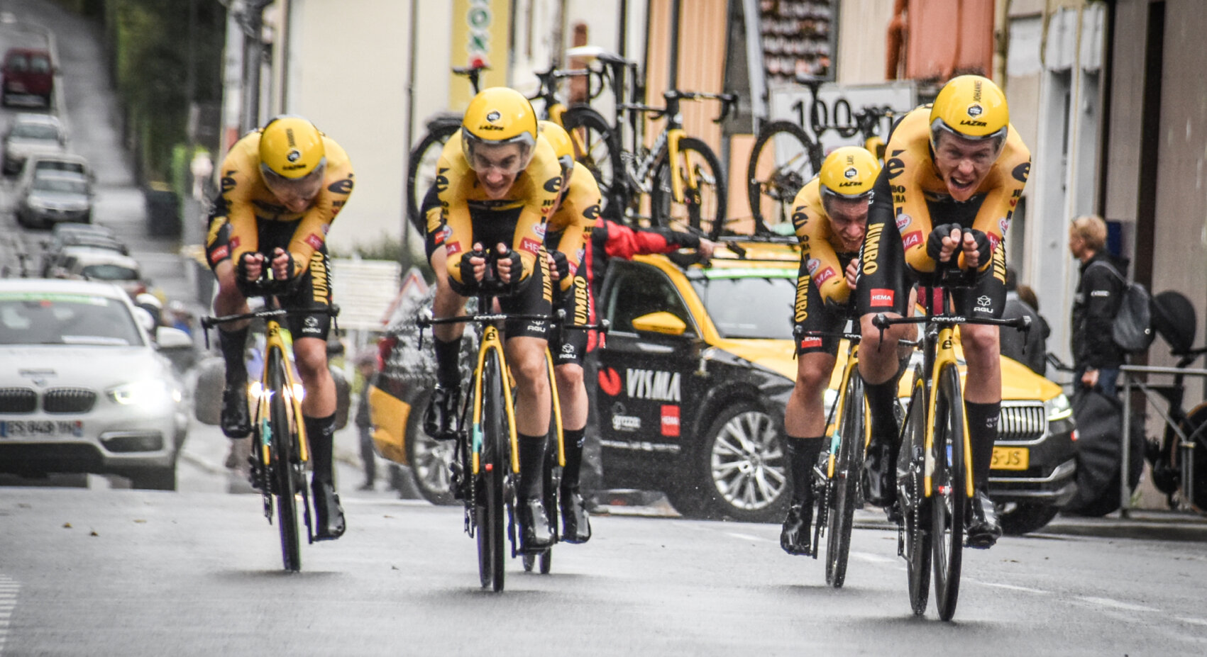 Jumbo-Visma Development Team rushes to victory in team time trial Ronde de L'Isard	