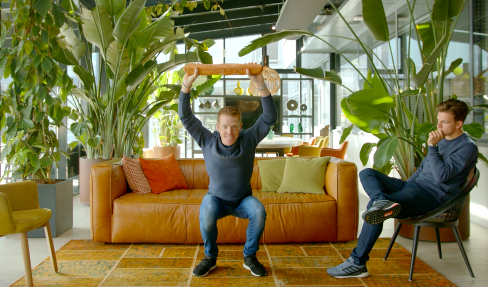 Fit@Home challenge 5: overhead squats with Steven Kruijswijk