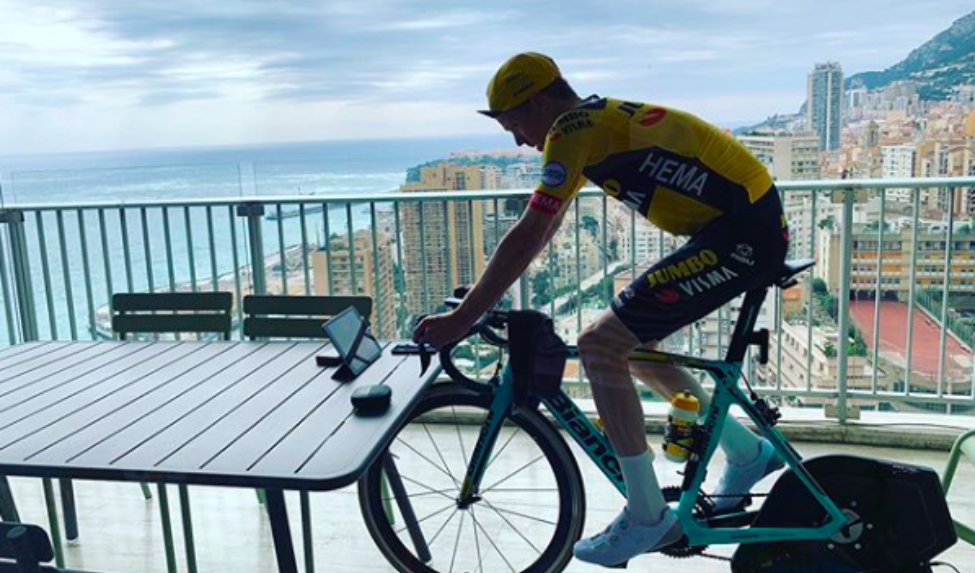 Watch the Team Jumbo-Visma Social Ride with ride leader Steven Kruijswijk here